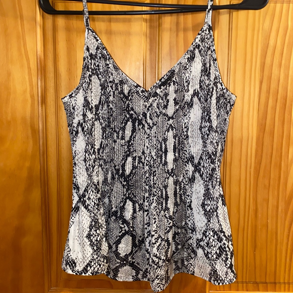 NWT snakeskin tank